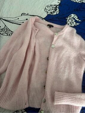 Soft Pink Blend Cardigan Sweater